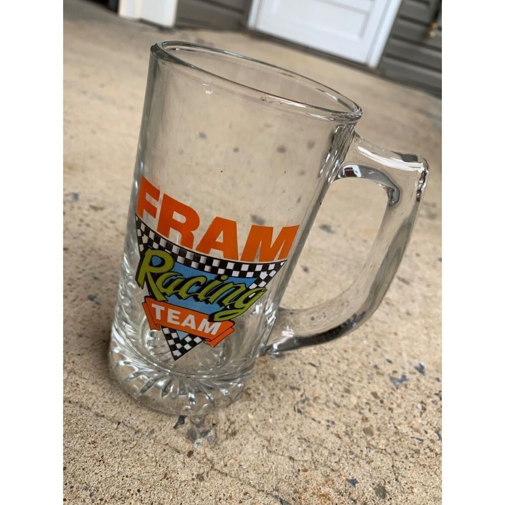 Fram Racing Team Clear Glass Mug
